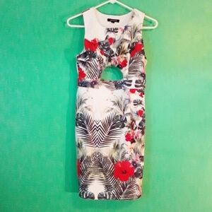 Haoduoyi Floral Tank Dress